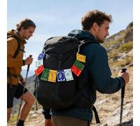 Drapeaux de prière tibétains, petits drapeaux traditionnels dans les couleurs des 5 - Décoration artisanale en forme de cheval du (Lung Ta) - pour famille, amis, garçons, filles, anniversaire