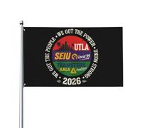 Drapeaux de procession du Mouvement ouvrier des femmes Utla Seiu Aala Nous avons le peuple 3x5 pieds Décoration extérieure et intérieure