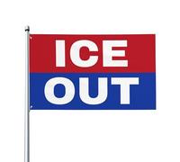 Drapeaux de protestation contre le dégel - Abolition du dégel - Bannière de jardin 3x5 (90x150 cm) - Face simple