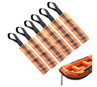 Drapeaux de Sécurité pour Kayak | Fanion pour Chargement de Camion | 6 Pièces Kit De Sangle Réfléchissante Accessoires Pour Quad Moto Remorque Camion Vélo Bateau Chariot Voyages