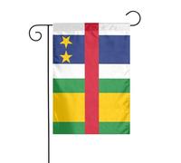 Drapeaux de terrasse imprimés double face de l'Afrique centrale - Convient pour toutes les saisons et festivals, parfait pour le jardin, la terrasse