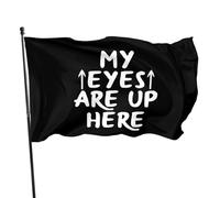 Drapeaux De Vacances 90X150Cm Mes Yeux Sont Là-Haut Avec Œillets Balcon Drapeaux De Pirate Décoratifs Bannière Extérieure Pour Maison,Restaurant