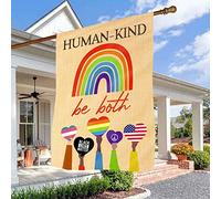 Drapeaux De Vacances Drôle Drapeau De Décoration Jardin Signe Décoration Pour Patio Balcon Porche Humanité, Levez Les Deux Mains ! L'Amour Est Amour. Black Lives Matter Lgbt M