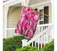 Drapeaux De Vacances Durable Drapeaux De Pirate Drôle Drapeau De Décoration Décoration Pour Porche Maison Croire À La Fleur D'Halloween, Ruban Rose, Tournesol, Sensibilisation Au Cancer Du Sein S