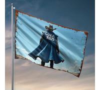 Drapeaux de voiture pour chambre Rider of the Blue Cape : A Western Adventure Flag College Dorm Decor Funny Pool Decor (60 x 90 cm)