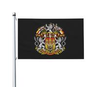 Drapeaux Décoratif Blason Uv Fade Résistant Bannière De Cour Durable Drapeau Décoratif De Jardin Pour Patio Balcon Vacances 3X5 Ft