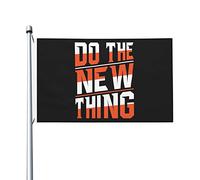 Drapeaux Décoratif Faites La Nouvelle Chose Uv Fade Résistant Drapeau De La Fierté Suspendre Bannière Décorative Pour Fête Vacances Porche 3X5 Ft