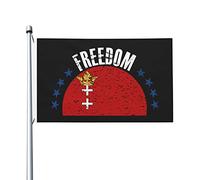 Drapeaux Décoratif La Cité Libre De Uv Fade Résistant Décoration De Drapeau Imperméable Bannière Pour Maison Ferme Extérieure 3X5 Ft