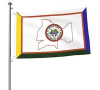 Drapeaux Décoratif La Tribu San Carlos Suspendre Décoration De Jardin Imperméable Bannière Décorative Pour Patio Maison Bureaux 3X5 Ft