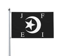 Drapeaux Décoratif Nation De L'Islam Double Face Décoration De Drapeau Imperméable Bannière Décorative Pour Patio Ferme Fête 3X5 Ft