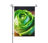 Drapeaux décoratifs de chou lumineux pour l'extérieur, décoration de jardin double face pour toutes les saisons