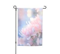 Drapeaux décoratifs de jardin imprimés en gros plan - Convient pour balcon, terrasse, pelouse, jardin, fête des mères, Noël, Halloween, décorations de vacances