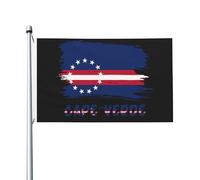 Drapeaux Décoratifs D'Extérieur Cap-Vert Capverdien Drapeau De Jardin Couleurs Éclatantes Bannière De Cour Robustes Bannière Décorative Pour Club Patio Chambre 90X150Cm