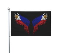 Drapeaux Décoratifs D'Extérieur Philippines Aile Des Philippins Drapeau De Jardin Avec Œillets En Laiton Bannière Décorative 100% Polyester Bannière De Cour Pour Procession Patio 90X150Cm