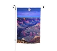 Drapeaux décoratifs double face pour extérieur 45 x 30 cm, drapeaux de jardin Beauty Grand Canyon pour extérieur, bannière de cour en polyester résistant aux intempéries pour jardin, terrasse, pelouse