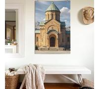 Drapeaux d'église arménienne 200D pour décoration extérieure avec œillets en laiton pour toutes les saisons 61 x 91 cm