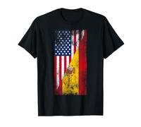 Drapeaux des États-Unis et de l'Espagne - États-Unis d'Amérique, Espagnol T-Shirt