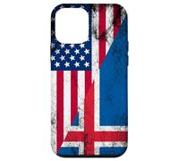 Drapeaux des États-Unis et de l'Islande - États-Unis d'Amérique, Islandais Coque pour iPhone 12 Mini