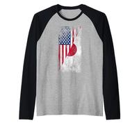 Drapeaux des États-Unis et du Japon - États-Unis d'Amérique, Japonais Manche Raglan