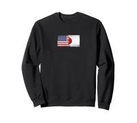 Drapeaux des États-Unis et du Japon - États-Unis d'Amérique, Japonais Sweatshirt
