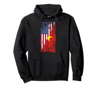 Drapeaux des États-Unis et du Vietnam - États-Unis d'Amérique, Vietnamien Sweat à Capuche