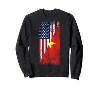 Drapeaux des États-Unis et du Vietnam - États-Unis d'Amérique, Vietnamien Sweatshirt