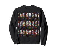 Drapeaux des Pays du Monde 287 Flag International Sweatshirt