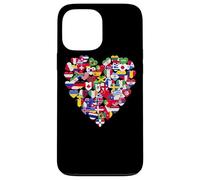Drapeaux des Pays du Monde Coque pour iPhone 13 Pro Max