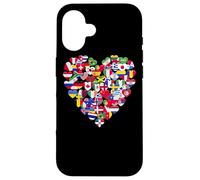 Drapeaux des Pays du Monde Coque pour iPhone 16