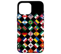 Drapeaux des Pays du Monde, International Coque pour iPhone 16 Pro Max