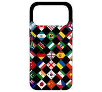 Drapeaux des Pays du Monde, International Coque pour iPhone 17 Pro Max