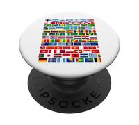 Drapeaux des Pays du Monde, International PopSockets PopGrip Adhésif
