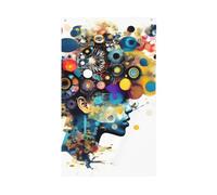 Drapeaux d'été imprimés de cerveau d'intelligence artificielle pour l'extérieur, saisonniers pour la ferme, les vacances, la cour, la décoration extérieure