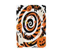 Drapeaux d'extérieur en forme de citrouille en spirale orange pour décoration de patio - 71 x 101 cm - Double face