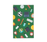 Drapeaux d'horloge de football de 0,9 x 1,5 m, règle de crayon de jardin, bannière double face pour maison, cour, extérieur, intérieur, fête décorative