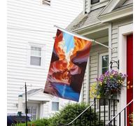 Drapeaux double face 3 x 5 pieds, drapeau de jardin amusant Antelope Canyon, bannières de bienvenue pour la maison, le jardin, la pelouse, décoration intérieure/extérieure, drapeaux, bannière de vacan