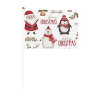 Drapeaux double face du Père Noël agitant et mini drapeaux à bâton, adaptés pour la décoration de fête et les activités d'équipe