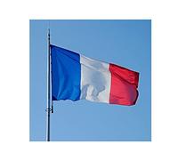 Drapeaux - Drapeau de la France avec 2 Oeillets Métalliques, Résistants aux Intempéries - Drapeau National Français 90 x 150 cm, Drapeau français pour Extérieur/Jardin/Festival