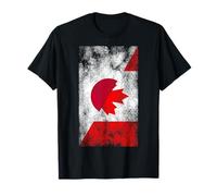 Drapeaux du Japon et du Canada - Japonais Canadien T-Shirt
