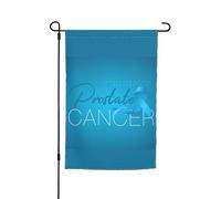 Drapeaux du mois de sensibilisation au cancer de la prostate Drapeau de jardin Décoration parfaite Bannière de cour 12 x 18 pouces Décoration extérieure double face Tapisserie de fête Bannière de déco