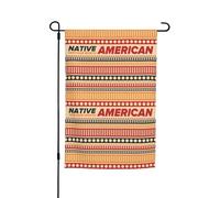 Drapeaux du Mois du patrimoine amérindien Drapeau de jardin Décoration parfaite Bannière de jardin 12 x 18 pouces Décoration extérieure double face Tapisserie de fête Décoration de ferme Bannière de d