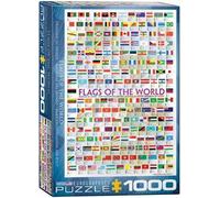 Drapeaux Du Monde - 1000 Pcs - 9+ - #6000-0128