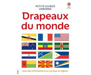 Drapeaux du monde - Petits guides Usborne - Dès 7 ans