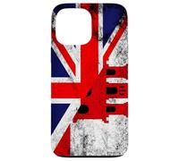 Drapeaux du Royaume-Uni et de Gibraltar - Gibraltarien Britannique Coque pour iPhone 13 Pro Max