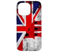 Drapeaux du Royaume-Uni et de Gibraltar - Gibraltarien Britannique Coque pour iPhone 14 Pro Max