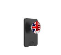 Drapeaux du Royaume-Uni et de Gibraltar - Gibraltarien Britannique PopSockets PopWallet pour MagSafe