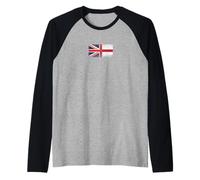 Drapeaux du Royaume-Uni et de l'Angleterre - Anglais Britannique Manche Raglan