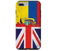 Drapeaux du Royaume-Uni et de l'Équateur - Équateur Britannique Coque pour iPhone 7 Plus/8 Plus