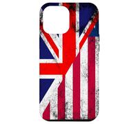 Drapeaux du Royaume-Uni et du Libéria - Libérien Britannique Coque pour iPhone 12 Pro Max