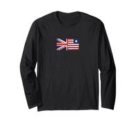 Drapeaux du Royaume-Uni et du Libéria - Libérien Britannique Manche Longue